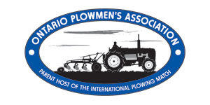 Ontario plowmen association logo with a white background