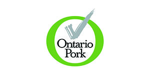 The logo for ontario pork.