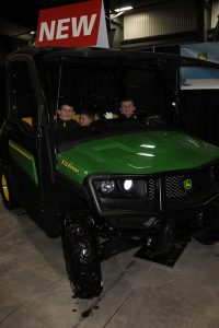 A new john deere utility vehicle.